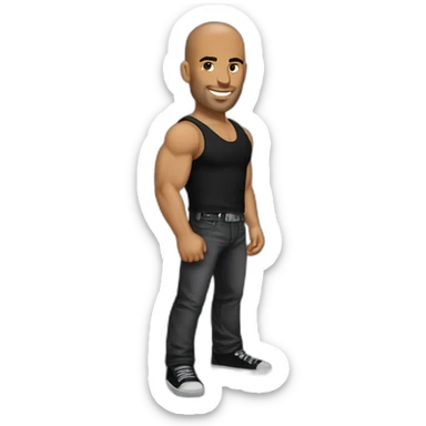 dominic toretto sticker