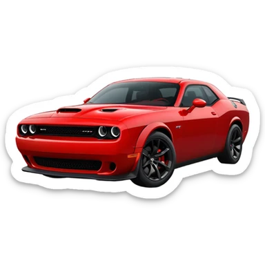 Dodge Challenger hellcat sticker