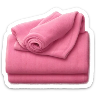 pink towel sticker