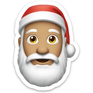 Santa claus sticker