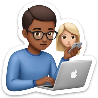 online research in laptop and black friday deals sticker