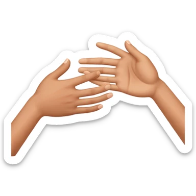 2 hands trade emoji sticker