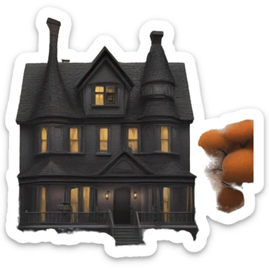 Addams House  sticker