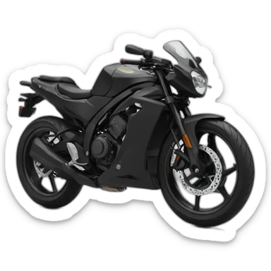 R1 Bike black sticker