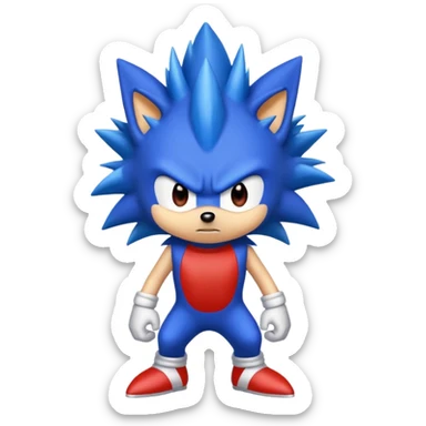 Faz o Shin sonic sticker