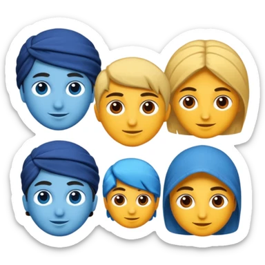 🟦bunun içinde ok işareti olsun ve mavi olsun ve yuvarlak olsun sticker