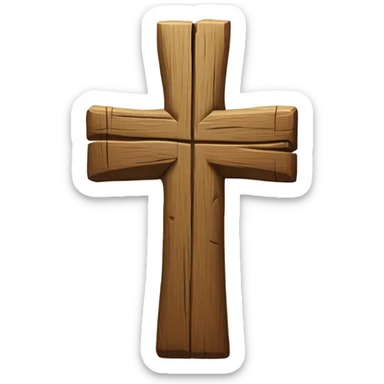 Cross sticker