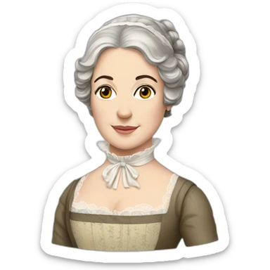 jane austen as a transformer sticker