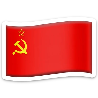Soviet Union flag sticker