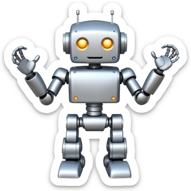 robot dance sticker