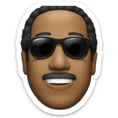 Stevie wonder sticker