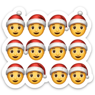 Can you make different Christmas emojis  sticker