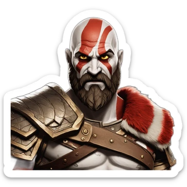 God of war Ragnarok kratos sticker