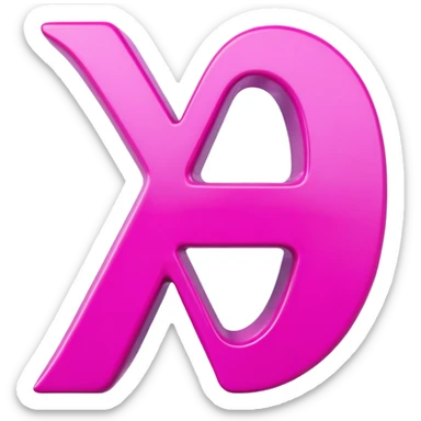 i want an emoji of a fucsia Y letter  sticker