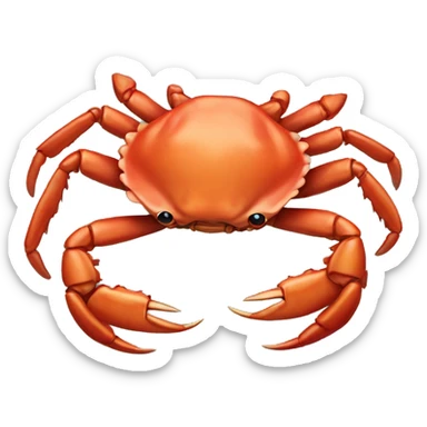 Crab sticker