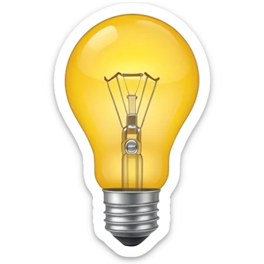 create an emoji that illustrates the word "idea" sticker