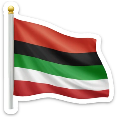 UAE flag original sticker