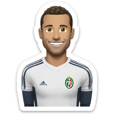 Macron qui embrasse ronaldo sticker