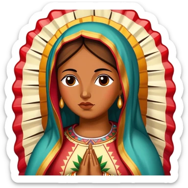 Virgen de Guadalupe sticker