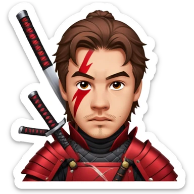 Battle-Ready Samurai sticker