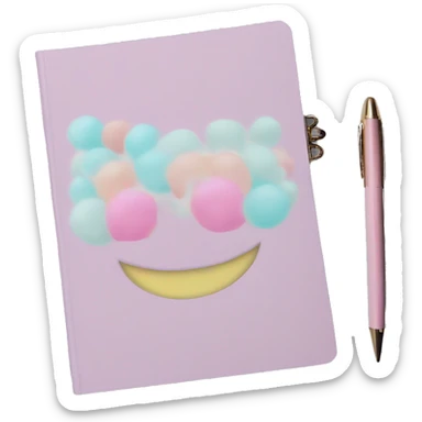Pastel color bullet planner notebook  sticker