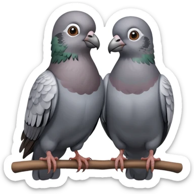Pigeon’s parents sticker