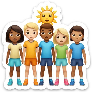 "“Winter Health for Kids: The Role of Vitamin D and Sunlight”
→ Educational and visual – highlight GoCLN Kids line." sticker