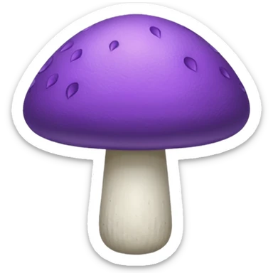 Champiñón morado sticker