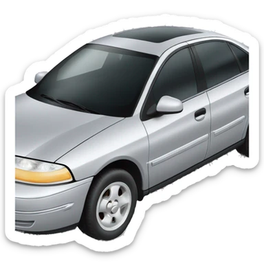 1998 mercury sable car silver sticker