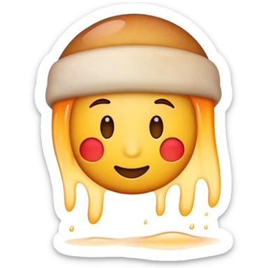 Emoji with temp fade sticker