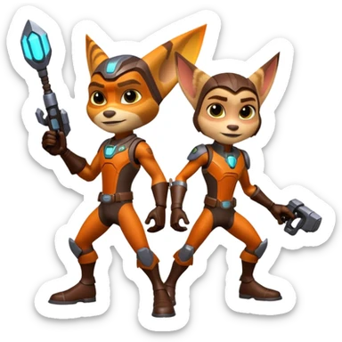 Ratchet et clans sticker