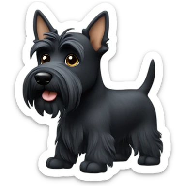 scottish-terrier-dog-walking sticker