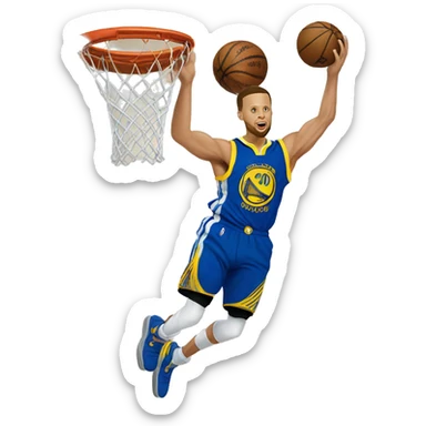 Stephen curry's dunk sticker