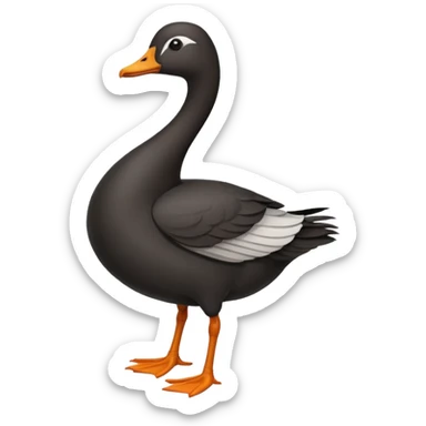 black goose sticker