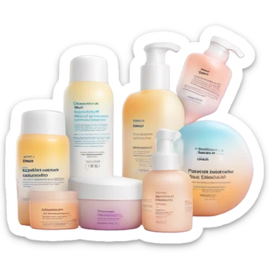 Bubble skincare sticker