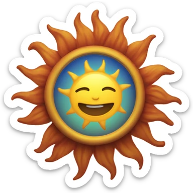 Sun sticker