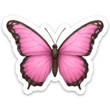 Butterfly Pink sticker