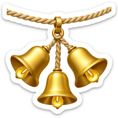 Ghungroo( many little bells in a rope twiste) sticker