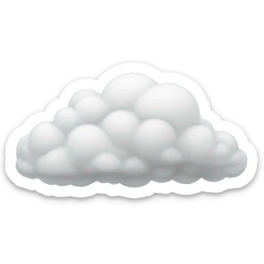 Clouds sticker