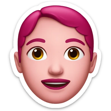 burgundy pink target sticker