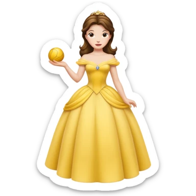 Belle disney princess  sticker
