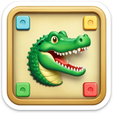crocodile dentist sticker