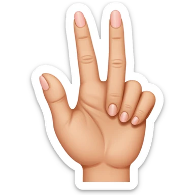 Middle finger sticker