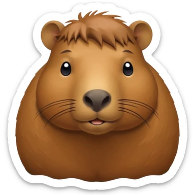 Capybara sticker