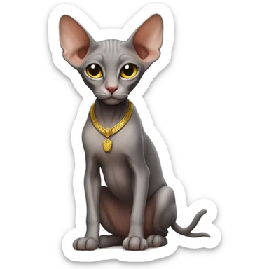 sphinx cat sticker