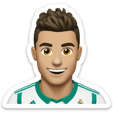 cristiano ronaldo real madrid sticker