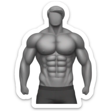 abs abdominal muscles sticker