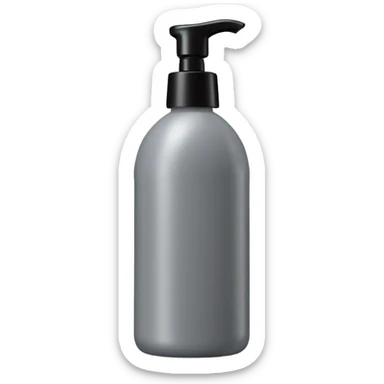 body wash in tall grey bottle that’s skinny in the middle only with black lid sticker