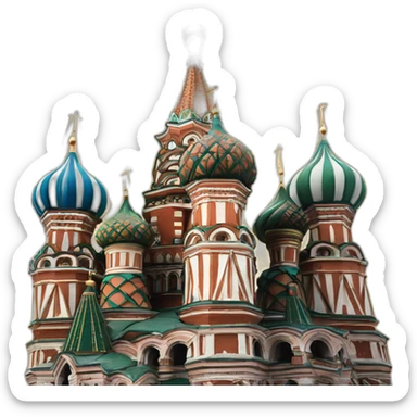 saint basil’s cathedral sticker