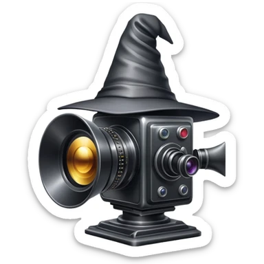 cinema camera wizard sticker